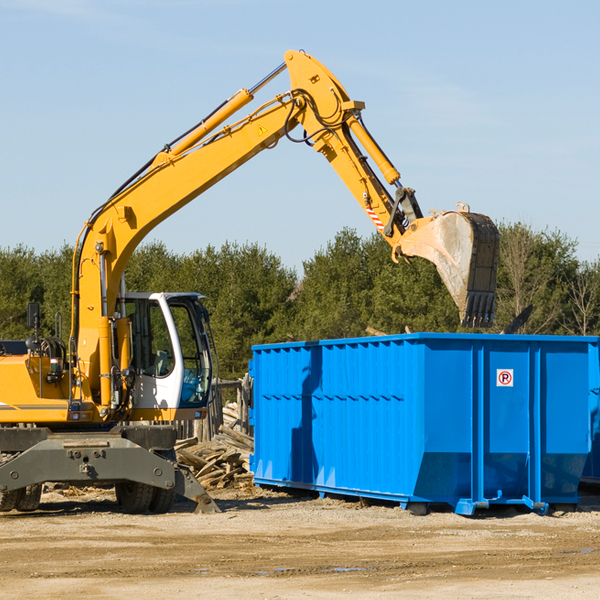 what size residential dumpster rentals are available in West Bradenton FL